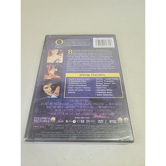 Stephen King's Sleepwalkers (1992) DVD Wide or Full Screen Editions with Insert - Picture 2 of 4